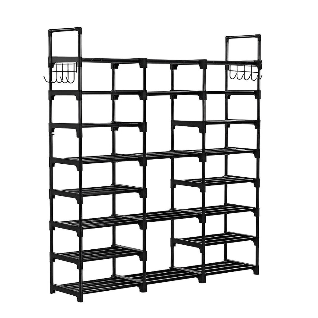 NNEAGS 21-Shelf Tier Shoe Storage Shelf Space-Saving Caddy Rack Organiser with Handle