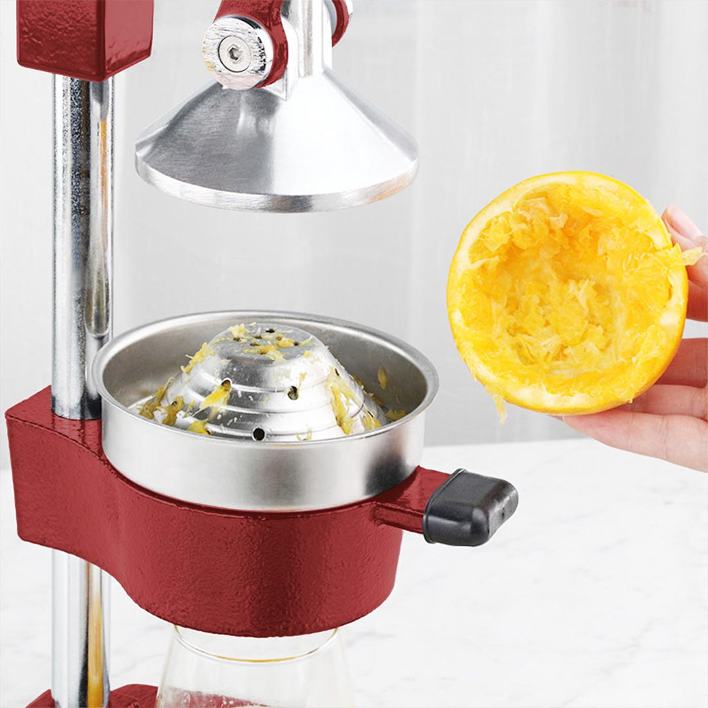 NNEAGS 2X Manual Juicer Hand Press Juice Extractor Squeezer Orange Citrus Red