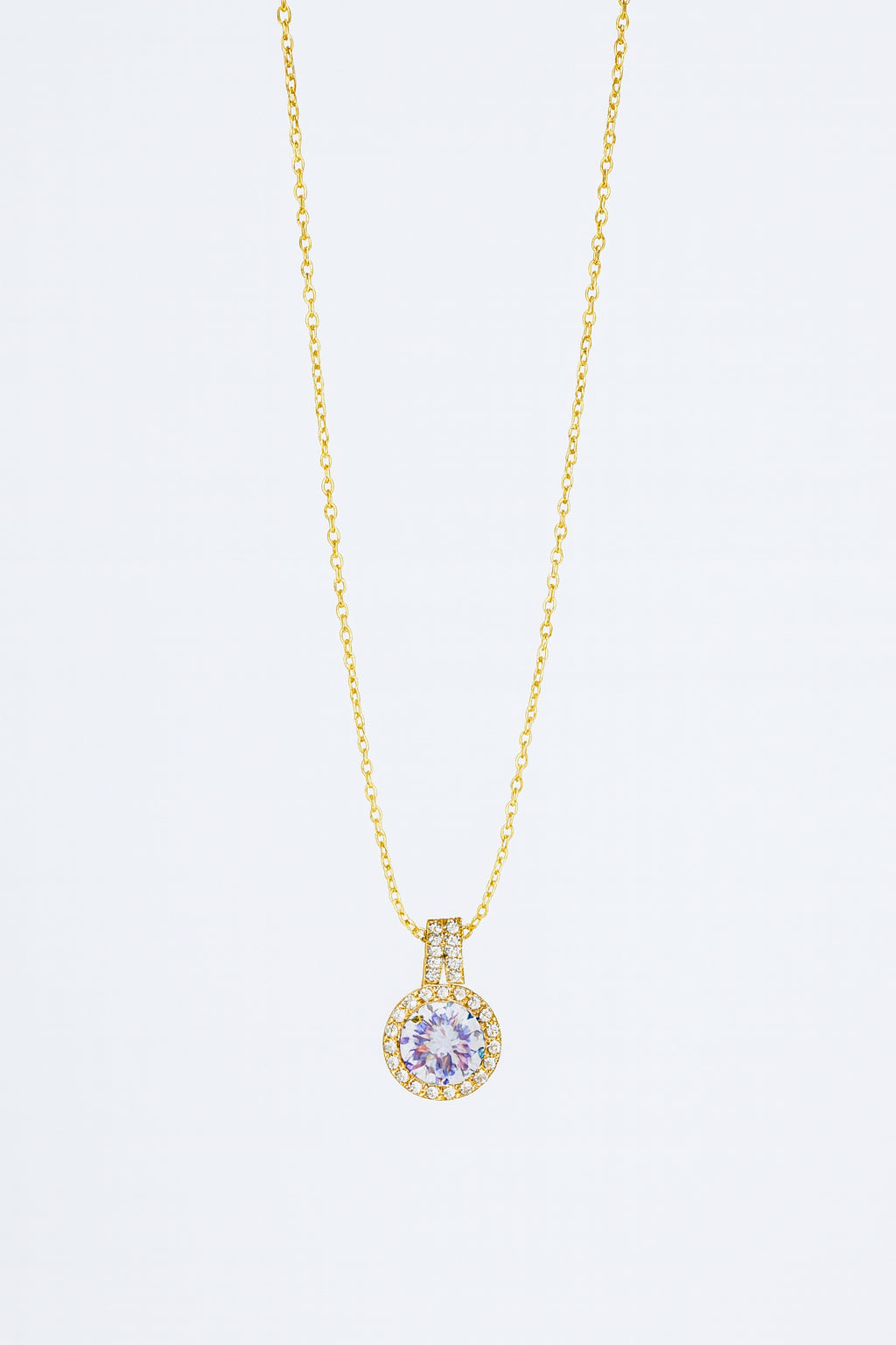 Stainless Steel Baguette Necklace for Women