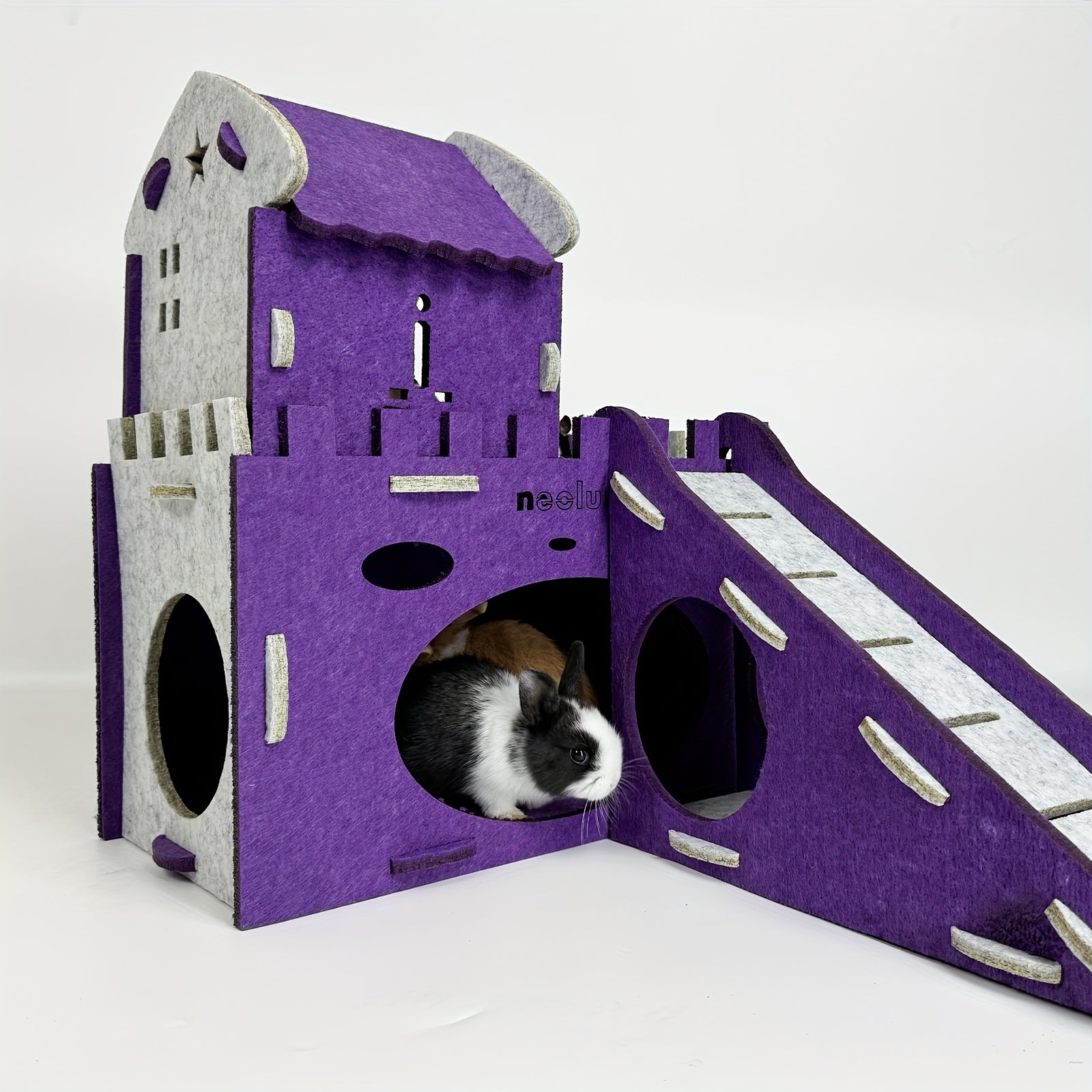 Felt Rabbit Hideaway Bunny Castle Indoor Habitat