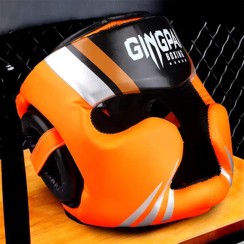 Promotion Boxing MMA Safety Helmet Head Gear Protectors Adult Child Training Headgear Muay Thai Kickboxing Full-Covered Helmets