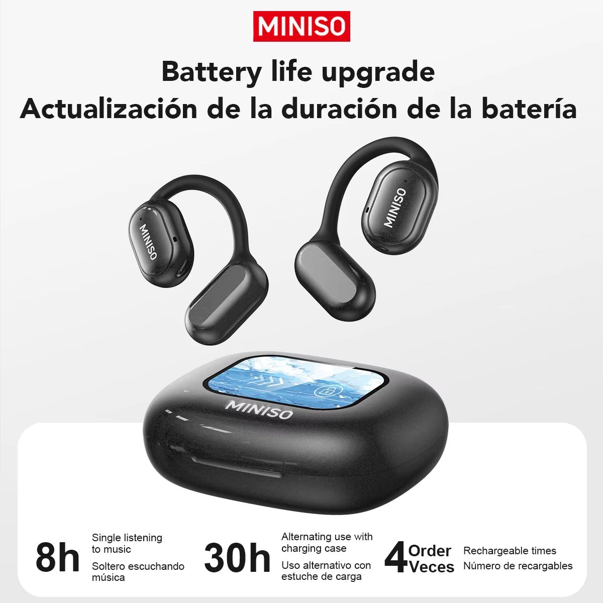 X30 Wireless Headphones Bluetooth Translation Earbuds Chat Headset Office Travel,Real-Time Translate Equalizer APP