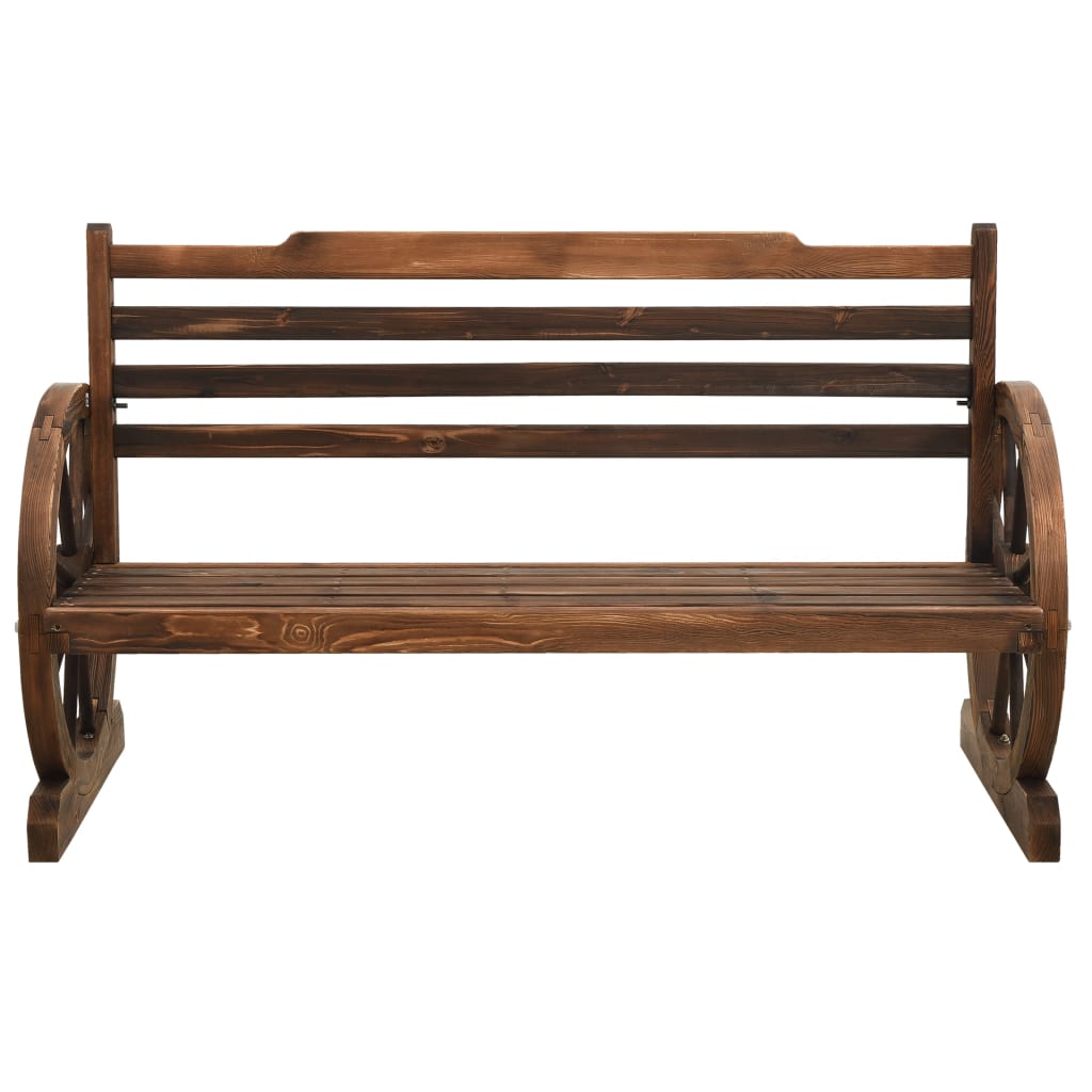 NNEVL Garden Bench 112 cm Solid Firwood