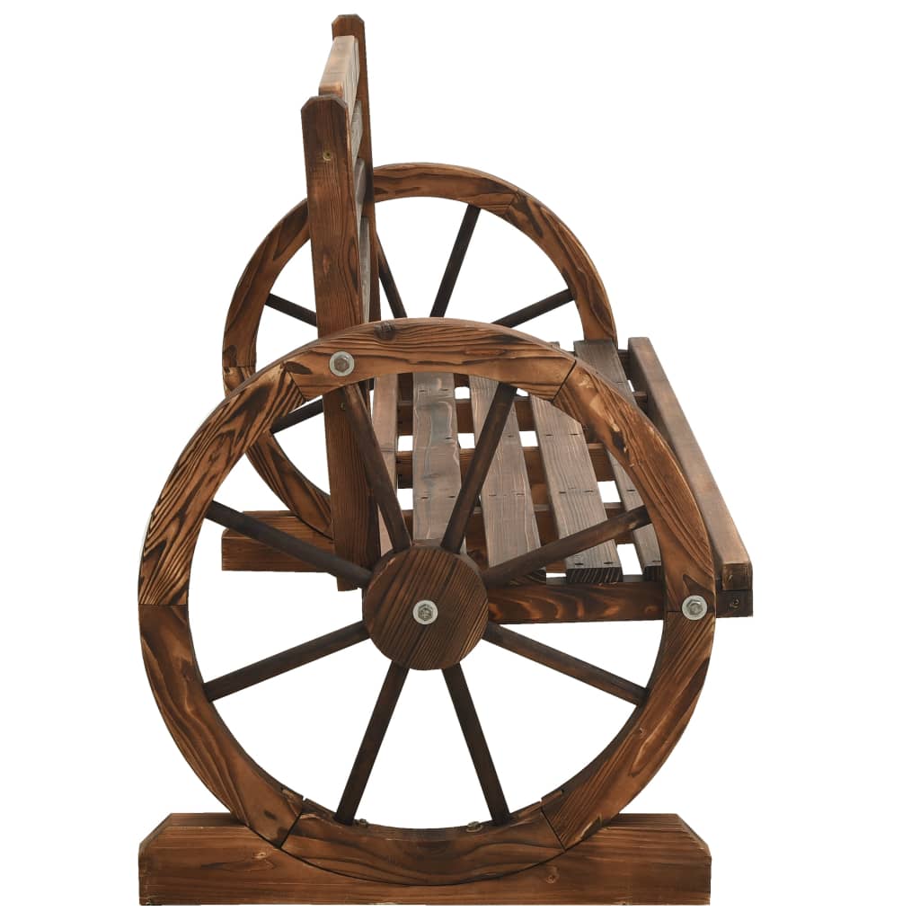 NNEVL Garden Bench 112 cm Solid Firwood