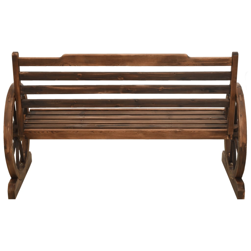 NNEVL Garden Bench 112 cm Solid Firwood