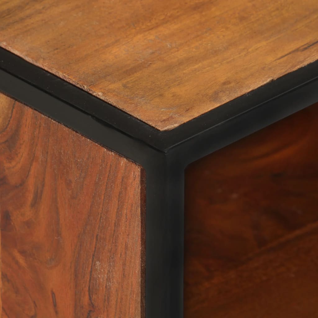 NNEVL TV Cabinet 110x30x45 cm Solid Acacia Wood