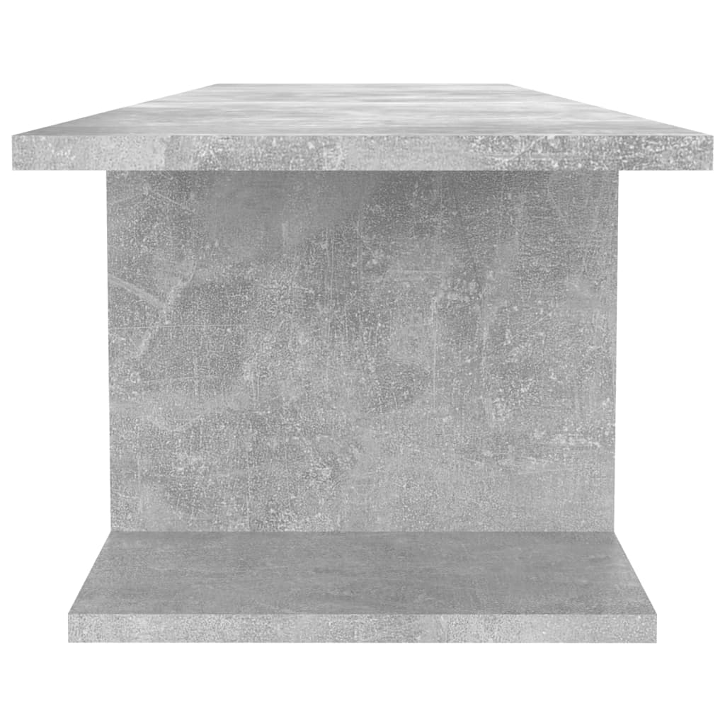 NNEVL Wall Mounted TV Cabinet Concrete Grey 103x30x26.5 cm