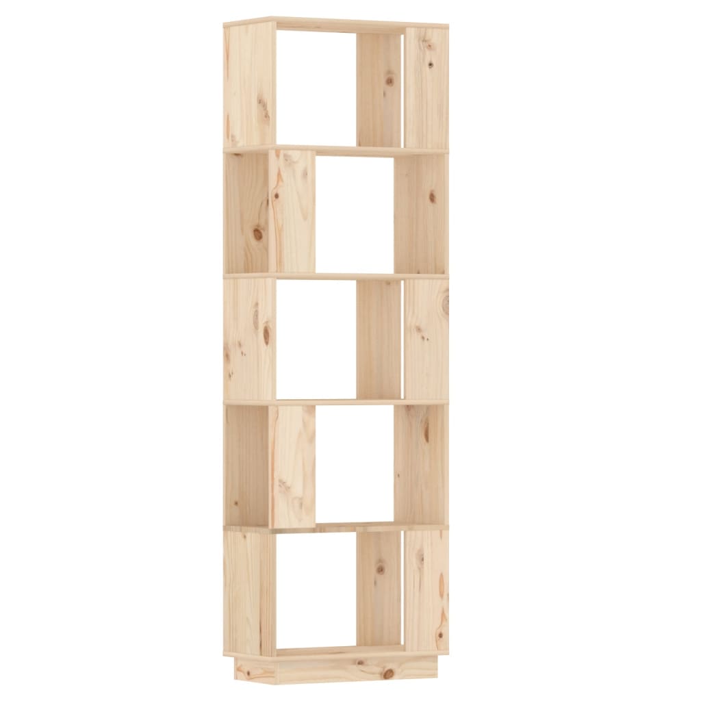 NNEVL Book Cabinet/Room Divider 51x25x163.5 cm Solid Wood Pine