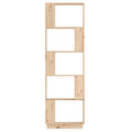 NNEVL Book Cabinet/Room Divider 51x25x163.5 cm Solid Wood Pine