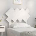 NNEVL Bed Headboard White 92x3x81 cm Solid Wood Pine