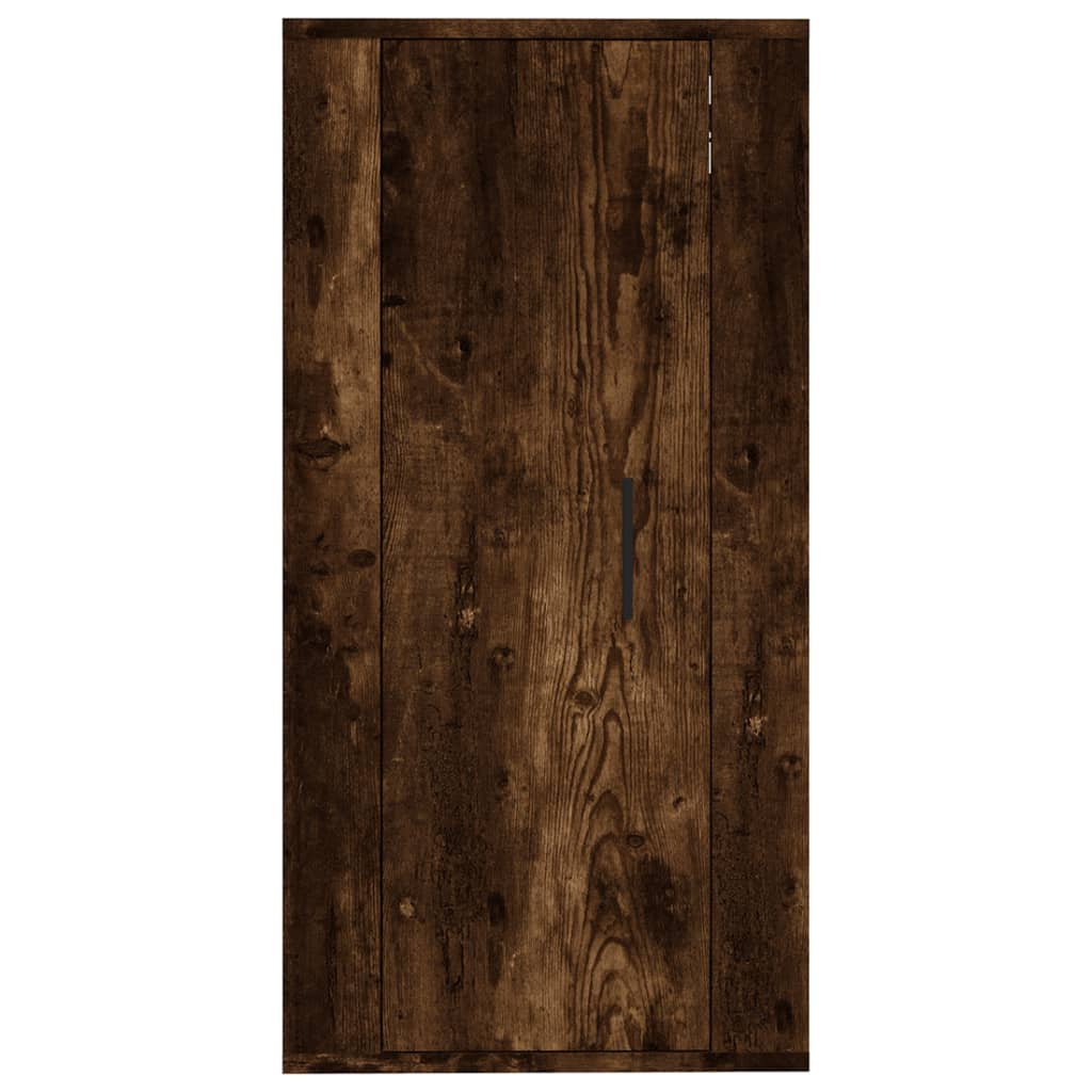 NNEVL Wall Mounted TV Cabinet Smoked Oak 40x34.5x80 cm