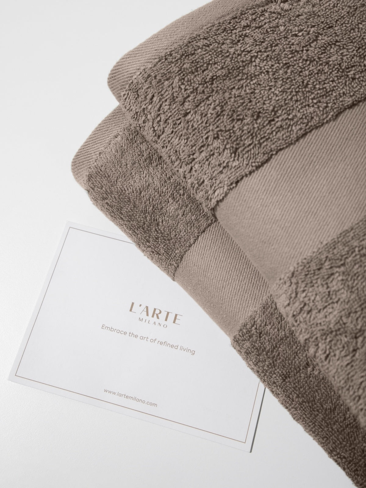 Cotton towel set – (2 pcs, 50 x 90 cm)