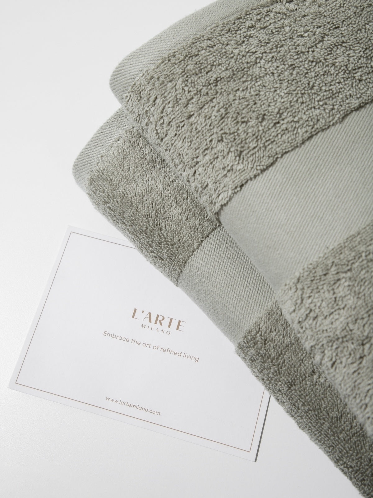 Set: cotton towel set – (2 pcs, 70 x 140 cm) and cotton towel set – (2 pcs, 50 x 90 cm)