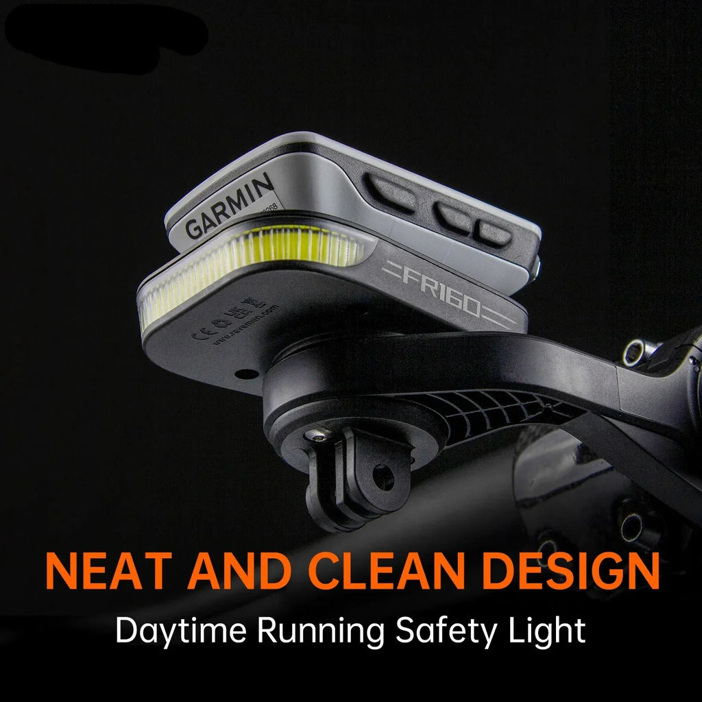 Rechargeable Bike Headlight USB-C Waterproof Black