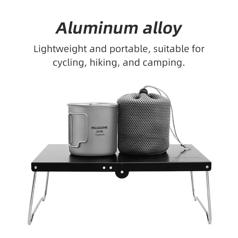 Portable Foldable Camping Table - Ultralight Mini Coffee Table