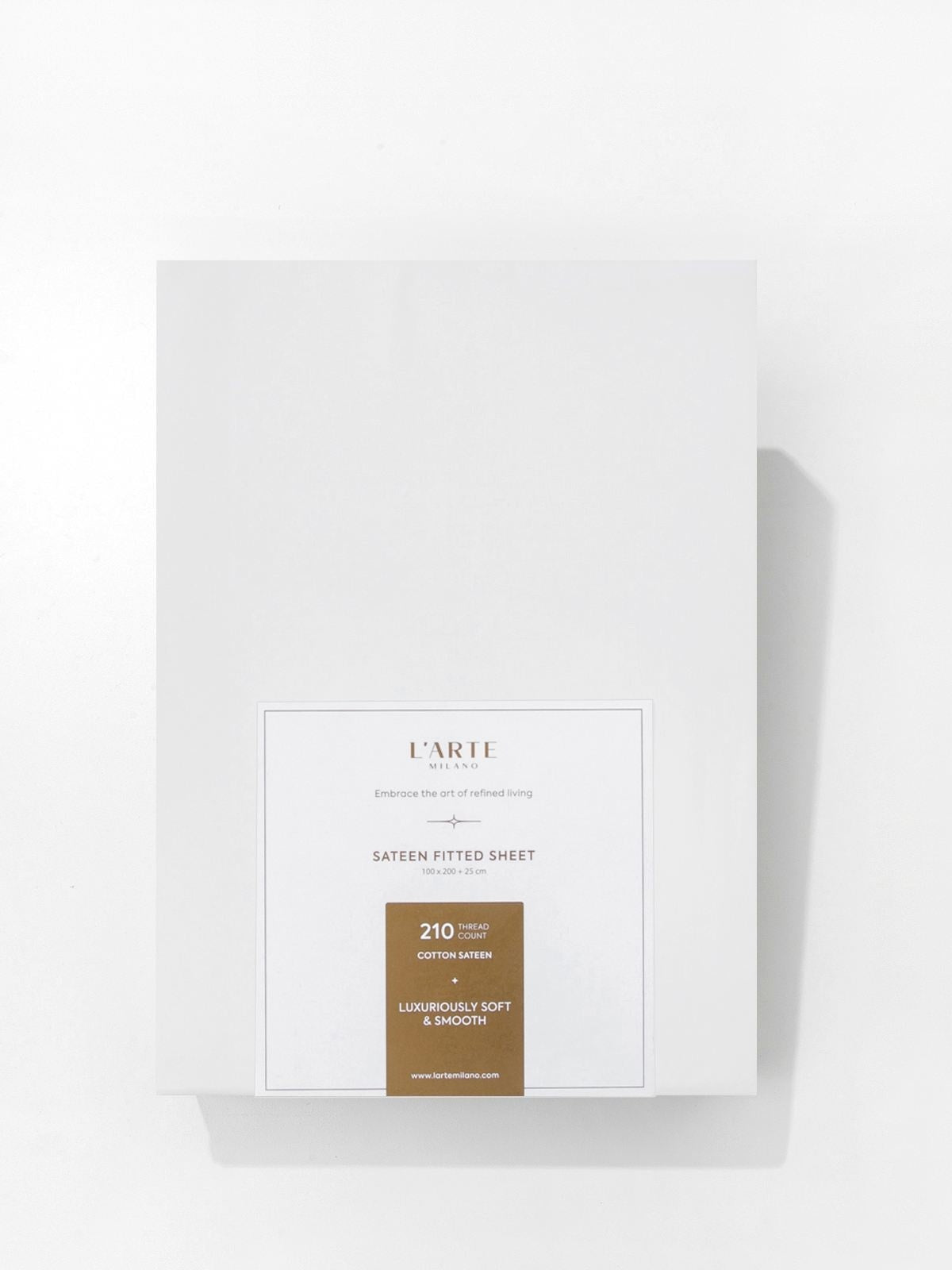 Satin sheet with elastic, 160x200 cm