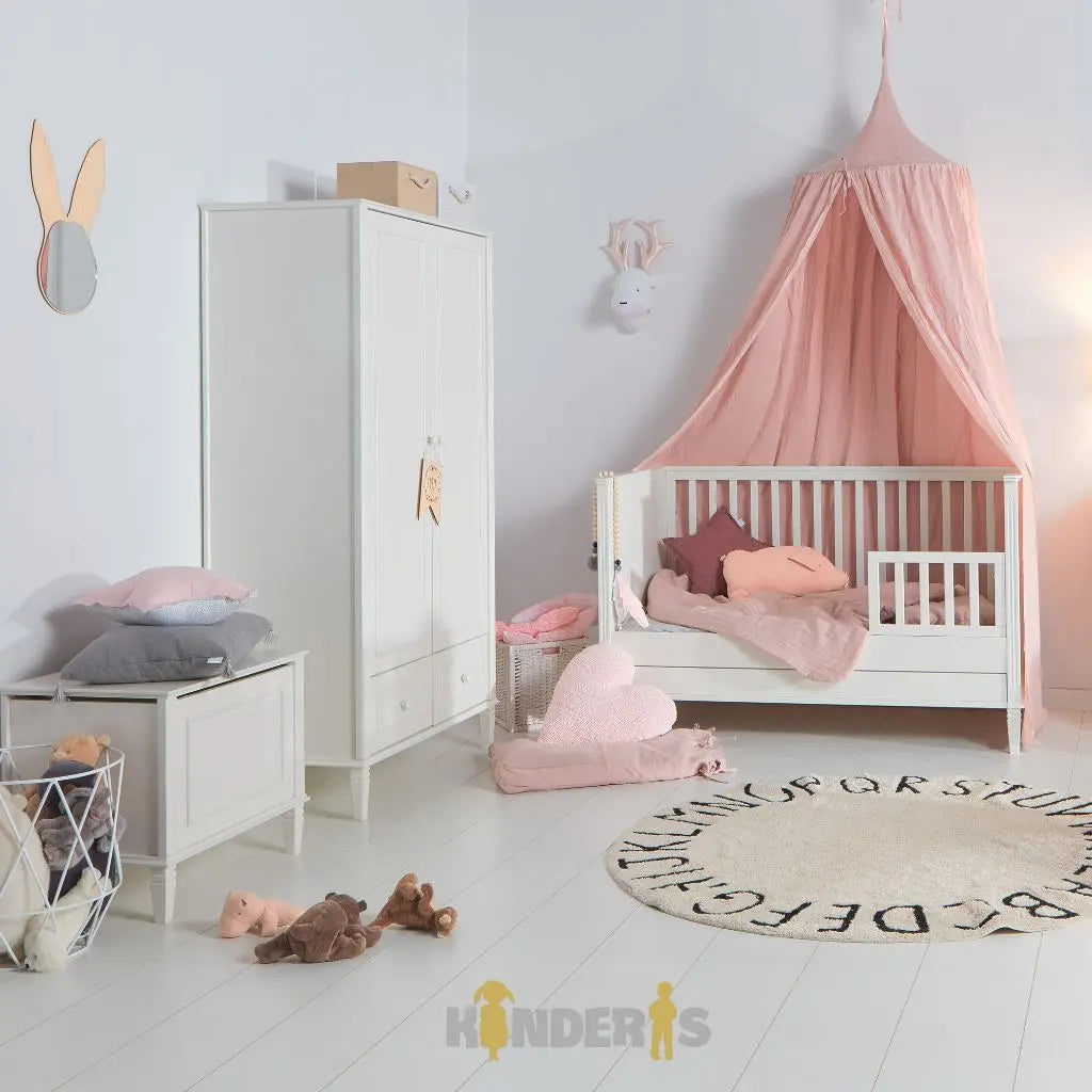 Suoliukas- žaislų dėžė "BIANCO", 66x46 cm., balta