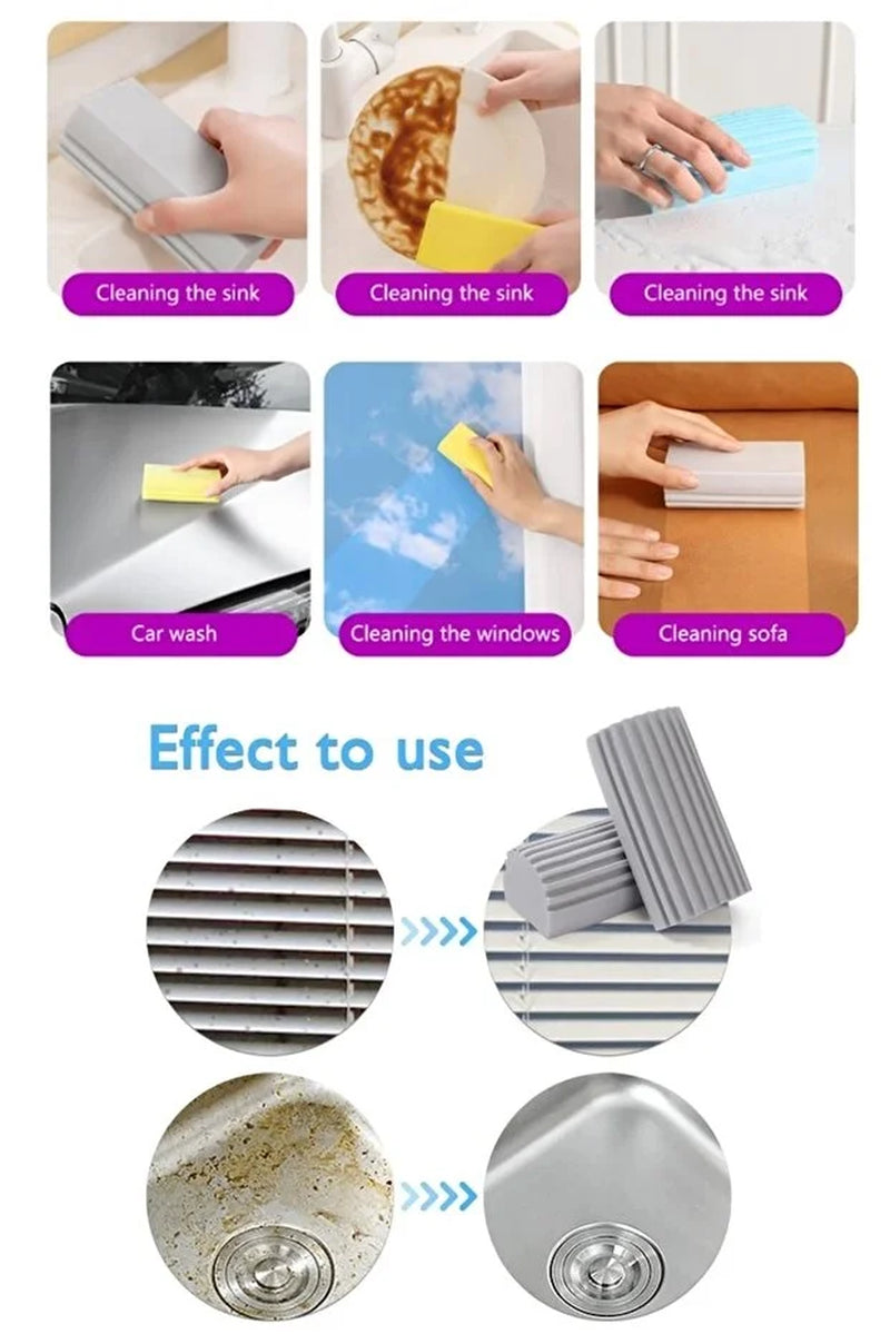 Magic Wet Sponge Super Absorbent Dish Sponge Brush Kitchen Cleaning Sponge
