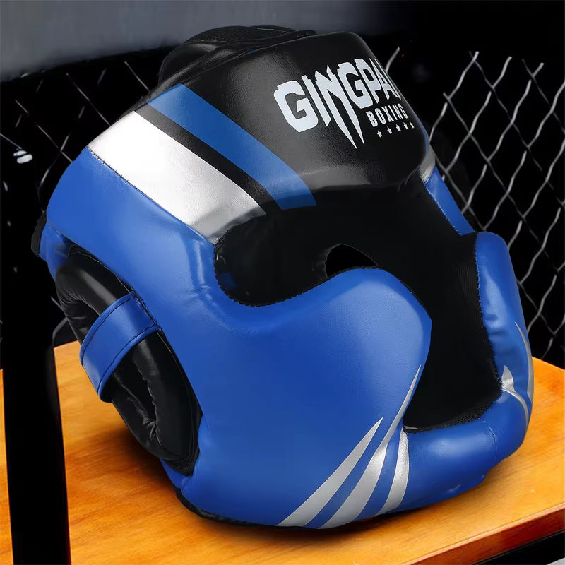 Promotion Boxing MMA Safety Helmet Head Gear Protectors Adult Child Training Headgear Muay Thai Kickboxing Full-Covered Helmets