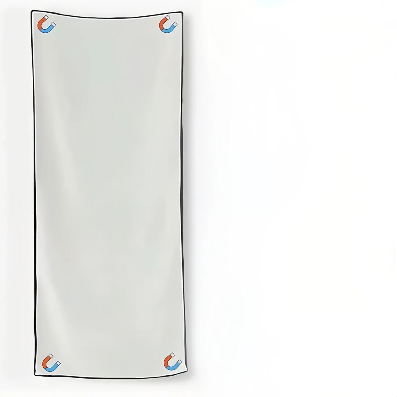 Multifunctional Outdoor Magnetic Bath Towel Coral Fleece Portable Magnet Towels Quick-Drying Beach Towel Bathroom Accessories