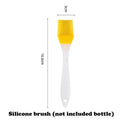 Dual Capacity Oil Spray Bottle - 200/300/500ml Kitchen Oil, Vinegar, and Soy Sauce Sprayer Container
