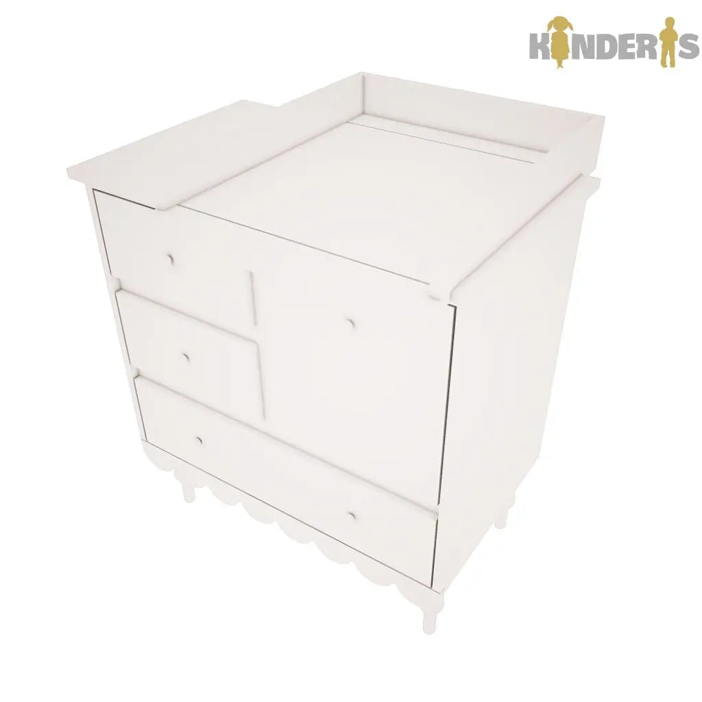 komoda vaiko kambariui "BABUSHKA" white