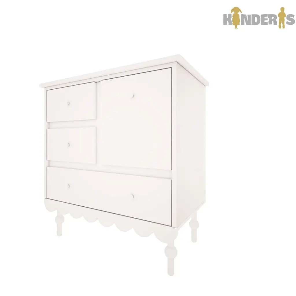 komoda vaiko kambariui "BABUSHKA" white
